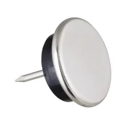 HANDSON meubelglijder glijnagel rubber nikkel Ø25 mm 12 stuks
