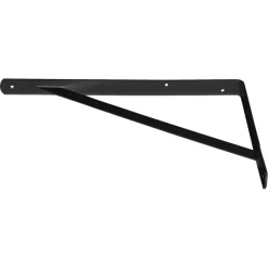 Plankdragers|Plankdragers > Handson plankdrager industrieel gelakt zwart 330x500 mm