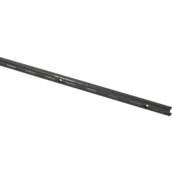 Plankdragers|Plankdragers > Handson rail enkel mat zwart 200 cm (2 stuks)