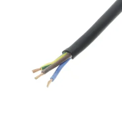 Stroomkabels > Handson Rubbersnoer 3 x 1mm² Zwart 10 Meter