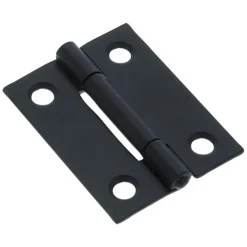 Scharnieren|Deurscharnieren > Handson Scharnier met vaste pen 50x39 mm zwart - 2 stuks