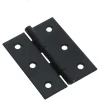 Scharnieren|Deurscharnieren > Handson Scharnier met vaste pen 60x46 mm zwart - 2 stuks