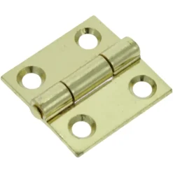 Scharnieren|Deurscharnieren > Handson Scharnier 25x25 mm vermessingd - 2 stuks