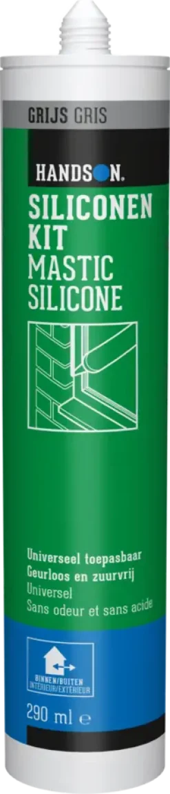 Toebehoren En Benodigdheden > Handson siliconenkit grijs 290 ml
