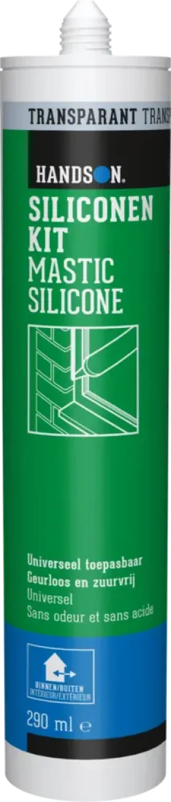Toebehoren En Benodigdheden > Handson siliconenkit transparant 290 ml