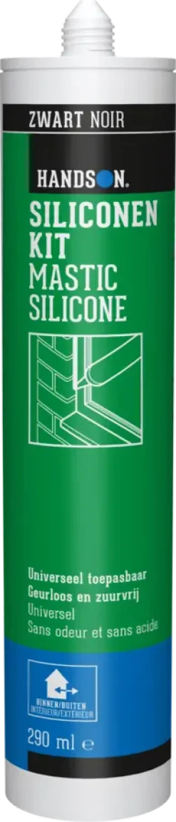 Toebehoren En Benodigdheden|Kitten > Handson siliconenkit zwart 290 ml