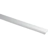 Tochtwering|Tochtstrips Deur > Handson slijtstrip aluminium 93 cm met rubber kraal