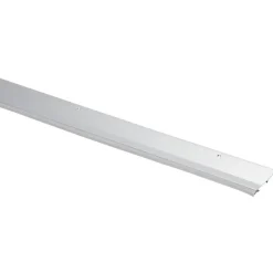 Tochtwering|Tochtstrips Deur > Handson slijtstrip aluminium 93 cm met rubber kraal
