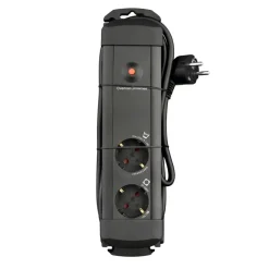 Stekkerdozen > Handson Stekkerdoos 2-voudig Zwart 1,5 Meter Wasmachine / Droger