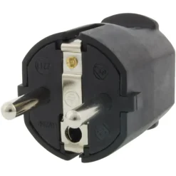 Stekkers > Geen Handson Stekker PVC RA Zwart