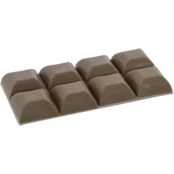 Deurstoppers|Deur Accessoires > Handson stootdop zelfklevend bruin 20x20 mm
