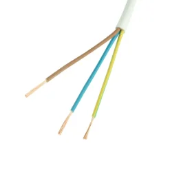 Stroomkabels > Handson Stroomkabel 3 x 1mm² Wit 15 Meter