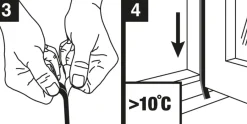 Tochtwering|Tochtstrips Deur > Handson tochtband universeel PU-schuim antraciet 3 meter 2 stuks