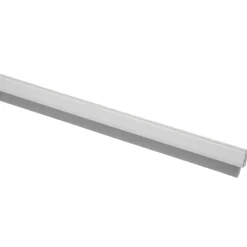 Tochtwering|Tochtstrips Deur > Handson tochtstrip aluminium 93 cm met flexibele borstel wit