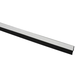 Tochtwering|Tochtstrips Deur > Handson tochtstrip aluminium 93 cm met borstel bruin