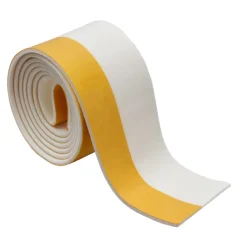 Tochtwering|Tochtstrips Deur > Handson tochtstrip zelfklevend soft PVC wit 100 cm