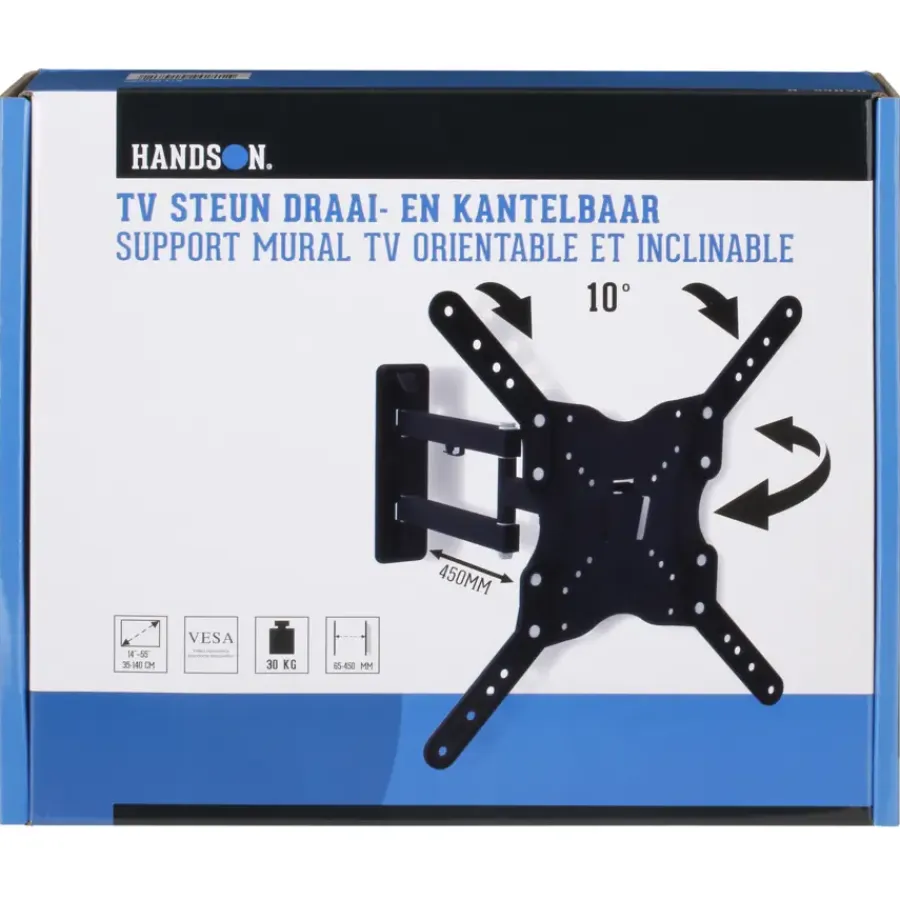 TV & Hifi Steunen > Handson TV-beugel volledig verstelbaar (14 tot 55 inch)