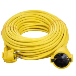 Verlengsnoeren > Handson Verlengsnoer Geel 3x1,5mm 20 Meter