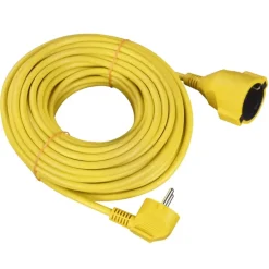 Verlengsnoeren > Handson Verlengsnoer Geel 3x1,5mm 20 Meter