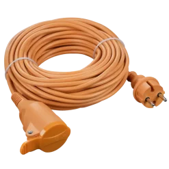 Verlengsnoeren > Handson Verlengsnoer Oranje 2x1,5mm 20 Meter IP44
