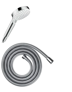 Hansgrohe douchekop Crometta handdouche met doucheslang 2 standen Chroom