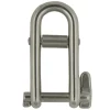 Harpsluiting lang afgerond met borgpen en brug 5mm