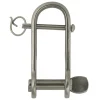 Harpsluiting lang met borgpen plat 8mm