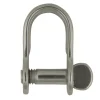 Harpsluiting plat met schroefpen 5mm