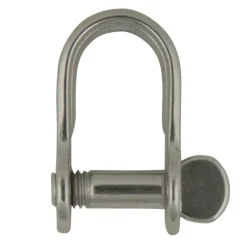 Harpsluiting plat met schroefpen 5mm