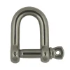 Harpsluiting rond met schroefpen 8mm
