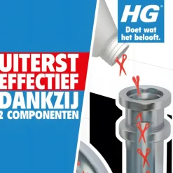 Ontstoppers|Ontstoppingsmiddelen > HG haarontstopper 450 ml