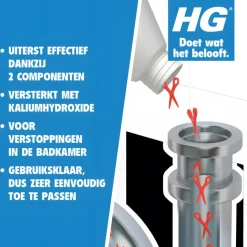 Ontstoppers|Ontstoppingsmiddelen > HG haarontstopper 450 ml