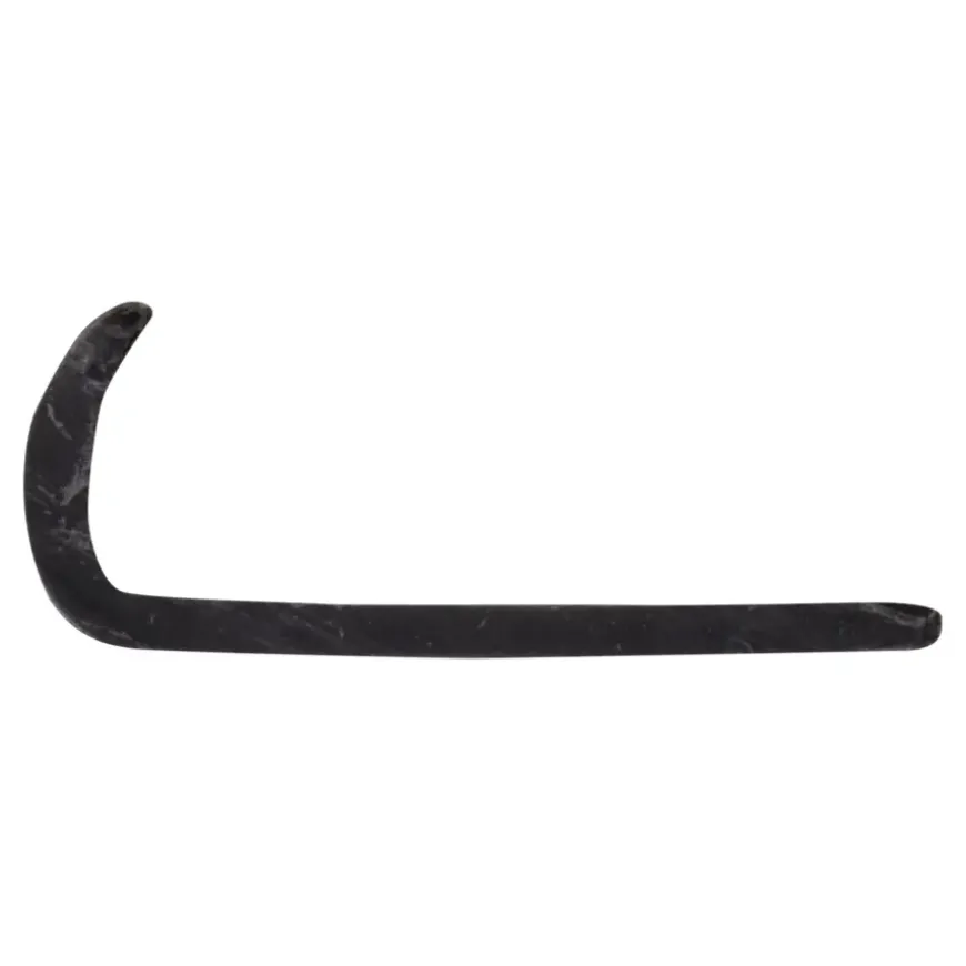 Hockeystickprofiel kunststof antraciet 8x21 mm 260cm