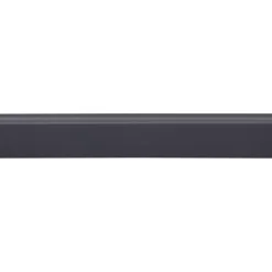 Hockeystickprofiel kunststof antraciet 8x21 mm 260cm