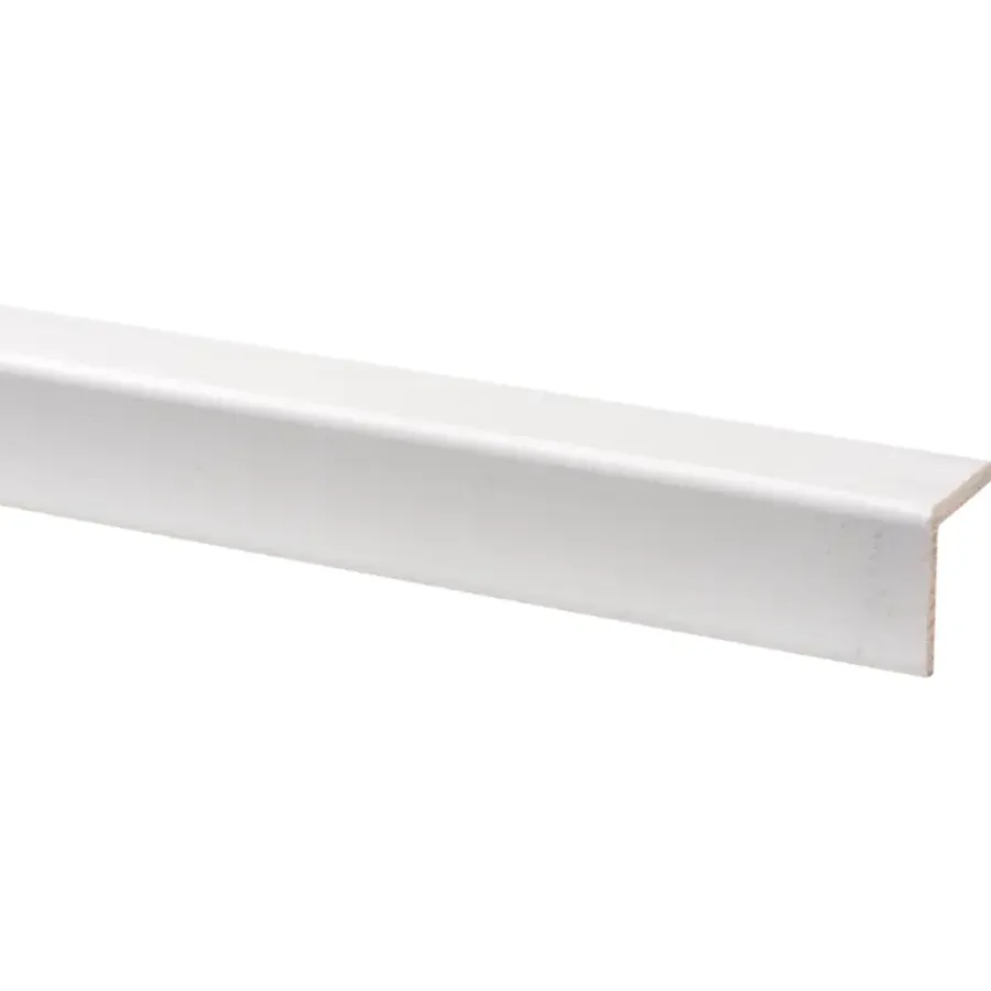 Houtenprofielen|Overgangsprofielen > Geen Hoeklat grenen wit gegrond 27x27 mm lengte 270 cm