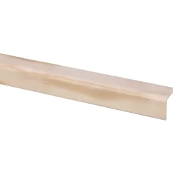 Houtenprofielen|Overgangsprofielen > Geen Hoeklat grenen 27x27 mm lengte 270 cm