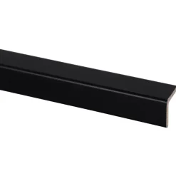 Houtenprofielen > Geen Hoeklat grenen zwart gelakt 27x27mm 270cm
