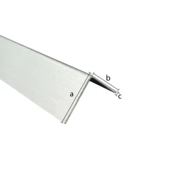 Hoekprofiel aluminium brut 40x40x1,5x1000mm