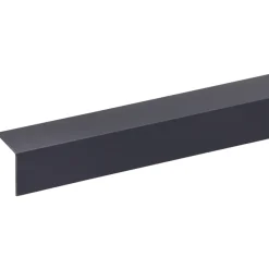 Wandpanelen|Kunststofprofielen > Geen Hoekprofiel kunststof antraciet 30x30 mm 260 cm