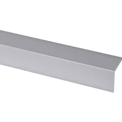 Kunststofprofielen|Overgangsprofielen > Geen Hoekprofiel kunststof RVS look zelfklevend 30x30mm 260cm