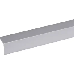Kunststofprofielen|Overgangsprofielen > Geen Hoekprofiel kunststof RVS look zelfklevend 25x25mm 260cm