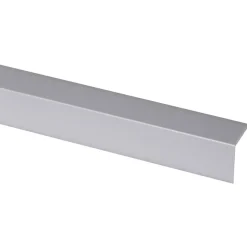 Kunststofprofielen|Overgangsprofielen > Geen Hoekprofiel kunststof RVS look zelfklevend 25x25mm 260cm