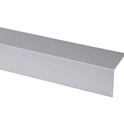 Kunststofprofielen|Overgangsprofielen > Geen Hoekprofiel kunststof RVS look zelfklevend 40x40mm 260cm