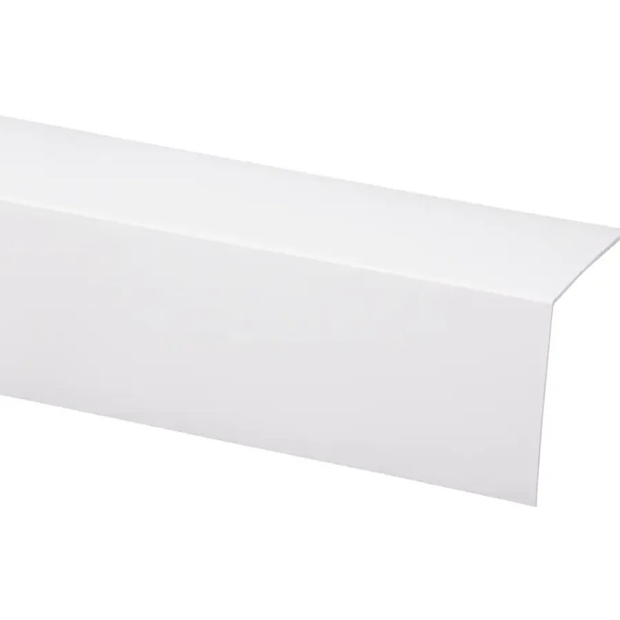 Wandpanelen|Kunststofprofielen > Geen Hoekprofiel kunststof wit 40x40 mm 260 cm