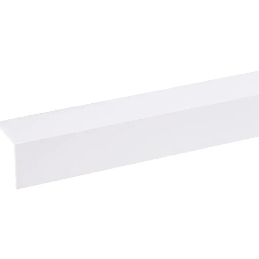 Wandpanelen|Kunststofprofielen > Geen Hoekprofiel kunststof wit 30x30 mm 260 cm