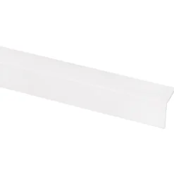 Kunststofprofielen|Overgangsprofielen > Geen Hoekprofiel kunststof wit zelfklevend 20x20mm 260cm
