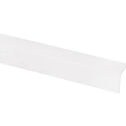 Kunststofprofielen|Overgangsprofielen > Geen Hoekprofiel kunststof wit zelfklevend 20x20mm 260cm