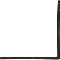 Wandpanelen|Kunststofprofielen > Geen Hoekprofiel kunststof zwart 30x30 mm 260 cm