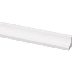 Houtenprofielen > Geen Hollat grenen wit gelakt 16 x 16 mm 270 cm