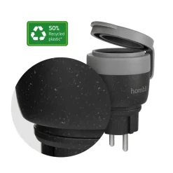 Stekkers|Smart Schakelmateriaal > Hombli Slimme Stekker Buiten Zwart